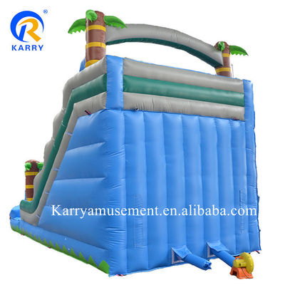 CE/TUV Certified Commercial Grade Coconut Palm Tree Inflatable Water Slide for Adults