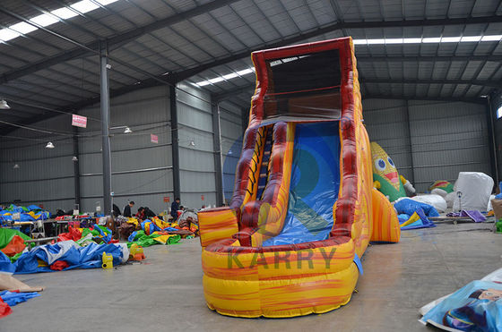 Pool Inflatables Bounce House Castle Slides for Kids and Adults in Marble Yellow