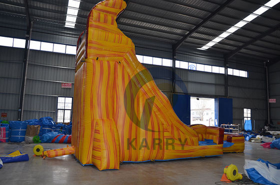 Pool Inflatables Bounce House Castle Slides for Kids and Adults in Marble Yellow