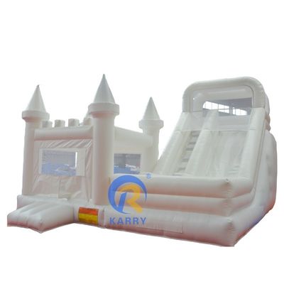 Wedding Inflatable Bounce Castle with Slide CE Blower and Repair Kit Included