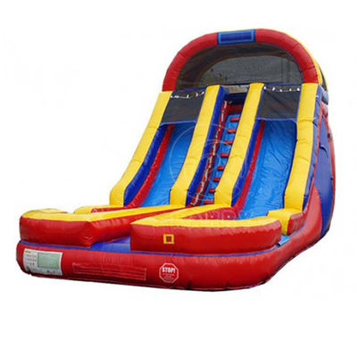 Shopping Mall Inflatable Bounce House with Pool and Two Slides Convenient Installation