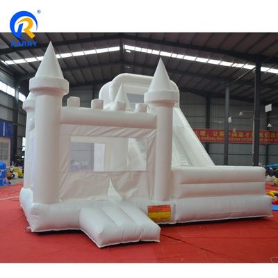 Wedding Inflatable Bounce Castle with Slide CE Blower and Repair Kit Included