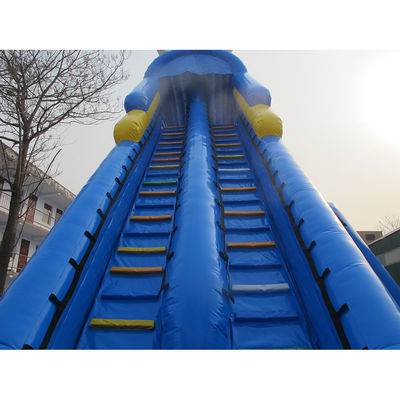 Digital printing Custom Commercial PVC Tarpaulin air jumping water slide for kids n adults