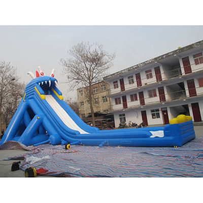 Digital printing Custom Commercial PVC Tarpaulin air jumping water slide for kids n adults