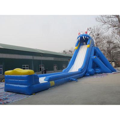 Digital printing Custom Commercial PVC Tarpaulin air jumping water slide for kids n adults