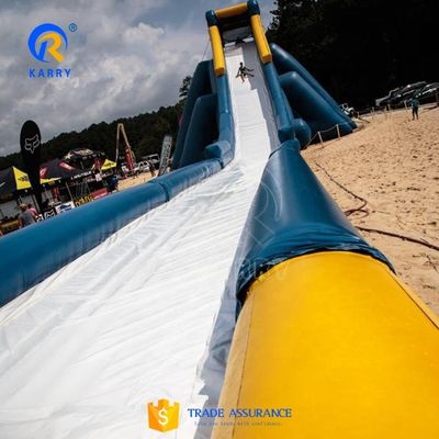 EN14960 Certified Adult Inflatable Water Slide for Party Rental Extra Long and Durable