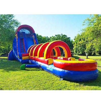 Outdoor Playground Big Slides Used Amusement Park Children PVC Water Slide KR-GS610