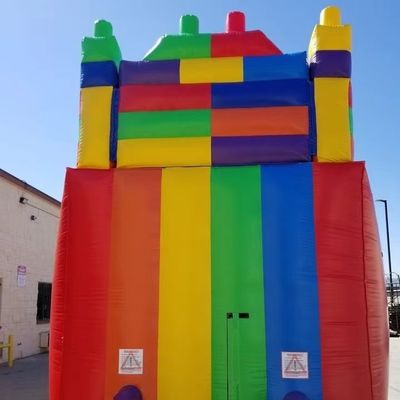 5-10 Passenger Inflatable Water Slide Pool Rental with Rainbow Pool and Slide Package