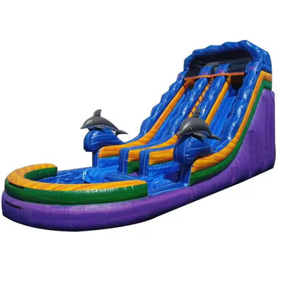 Express Shipping Unisex Bounce Slider Inflatable Water Slide with Pool Juegos Games