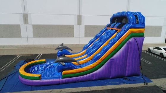 Express Shipping Unisex Bounce Slider Inflatable Water Slide with Pool Juegos Games