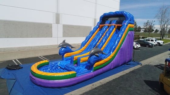 Express Shipping Unisex Bounce Slider Inflatable Water Slide with Pool Juegos Games