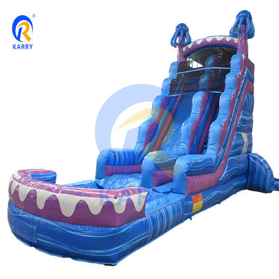 Jump Castle Bouncer for Adults Big Blue Jellyfish Magic Design 5-10 Passengers Allowed