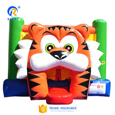 Customized Color Castle Slide Combo Bouncy House Inflatable Tiger Castle