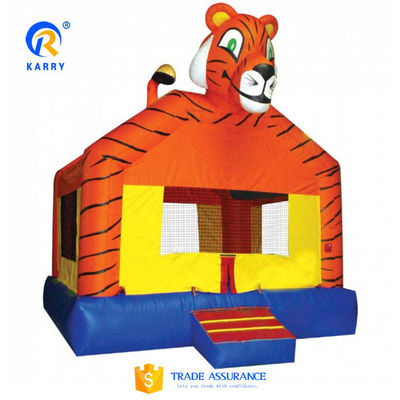Customized Color Castle Slide Combo Bouncy House Inflatable Tiger Castle