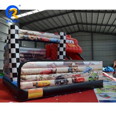 Outdoor Jumping Bouncy Castle Kids Red Bouncer House with PVC Tarpaulin and Repair Kits