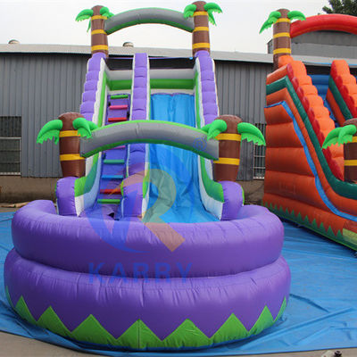 Special Occasion Inflatable Kids Slide 17FT H Inflatable Water Slide for Shopping Mall