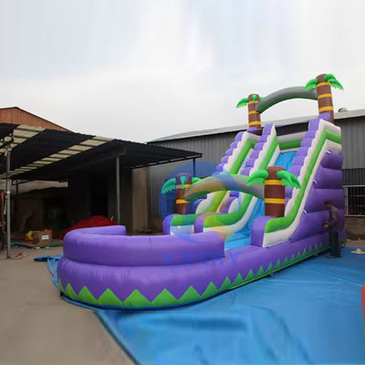 Special Occasion Inflatable Kids Slide 17FT H Inflatable Water Slide for Shopping Mall