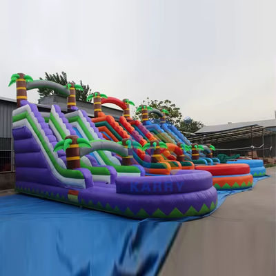 Special Occasion Inflatable Kids Slide 17FT H Inflatable Water Slide for Shopping Mall