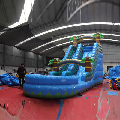 Special Occasion Inflatable Kids Slide 17FT H Inflatable Water Slide for Shopping Mall