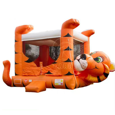 PORTABLE Naughty Tiger Bounce House Inflatable Jumping Castle with Water Pool Slide