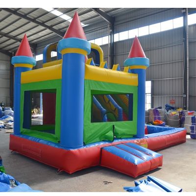Optional Sizes Bouncy Castle with Slide and Pool Inflatable Bouncing Castles