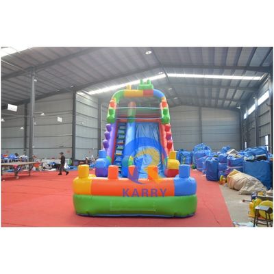 Commercial Inflatable City Slide CE Blower Repair Included for Adults Playground