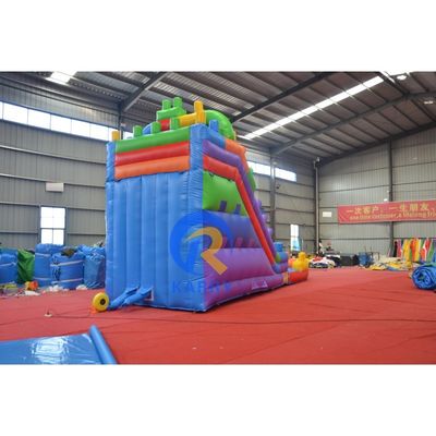 Commercial Inflatable City Slide CE Blower Repair Included for Adults Playground