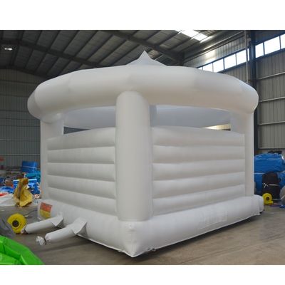 Portable White Inflatable Jumping Castle for Wedding Party Rental EN71/CE Certified