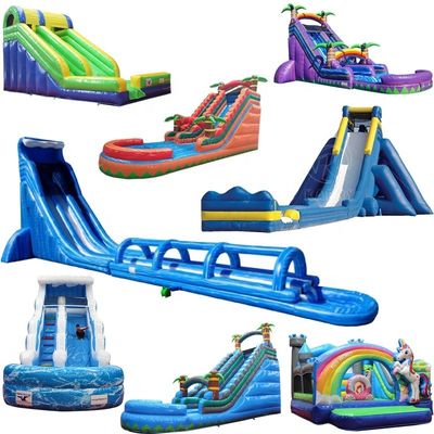 Featured Inflatable Water Slide with Swimming Pool Collection Best and Clearance