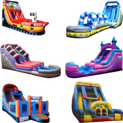 Featured Inflatable Water Slide with Swimming Pool Collection Best and Clearance