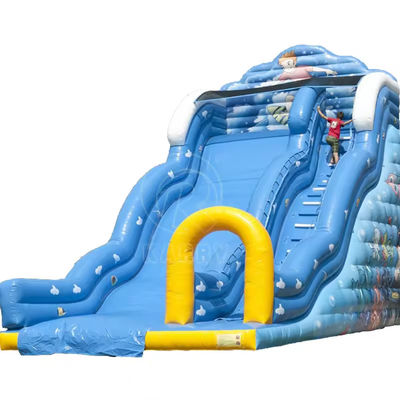 Super Wide Inflatable Dry Slide for Kids EN71/EN14960/CE Certified Repair Kit Included