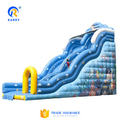Super Wide Inflatable Dry Slide for Kids EN71/EN14960/CE Certified Repair Kit Included