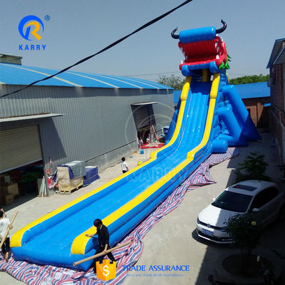Large Hippo Inflatable Water Slide for School Occasion Super Slip Slide Clearance