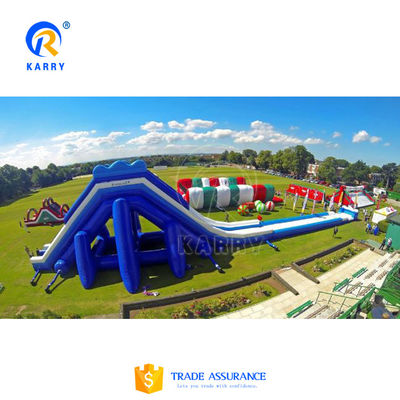 Large Hippo Inflatable Water Slide for School Occasion Super Slip Slide Clearance