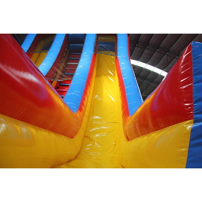 Max Capacity 100-500kg Commercial Inflatable Water Slide with Swimming Pool and Dual Lane