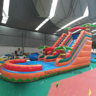 Customized Backyard Inflatable Water Slide and Trampoline for Kids Swimming Adventure