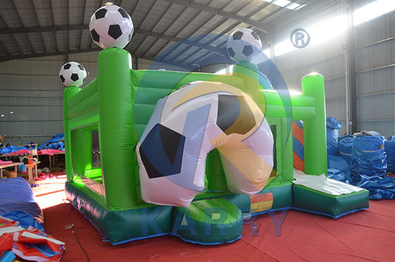 Customized Logo Acceptable Inflatable Air Trampoline Park for Outdoor Playground