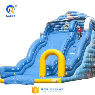 Stimulating Inflatable Water Slide for Adults and Kids Large Commercial Bounce Slide