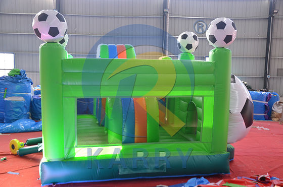 Customized Logo Acceptable Inflatable Air Trampoline Park for Outdoor Playground
