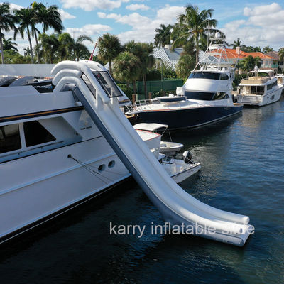 Indoor Outdoor Inflatable Play Water Slide with Pool The Ultimate Yacht Water Toy