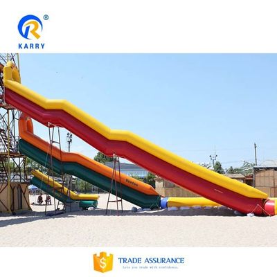 0.55mm PVC Tarpaulin Thread Accessories Included Large Inflatable Yacht Slide with Pool