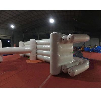 0.55mm PVC Tarpaulin Thread Accessories Included Large Inflatable Yacht Slide with Pool