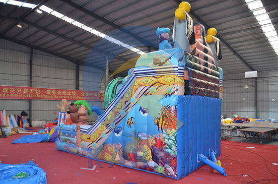PVC Commercial Inflatable Bouncy Castle Slide Fun City Jumper for Kids and Adults