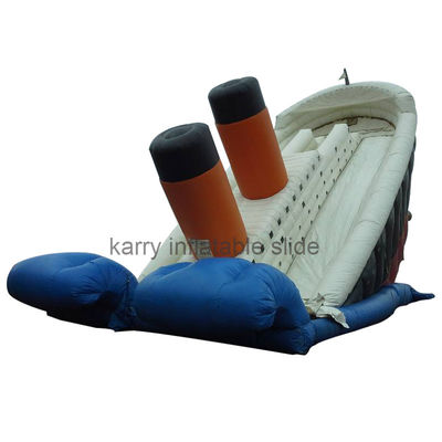 Outdoor Playground Unisex Deluxe Titanic Inflatable Bouncy Slide Large Inflatable Slide