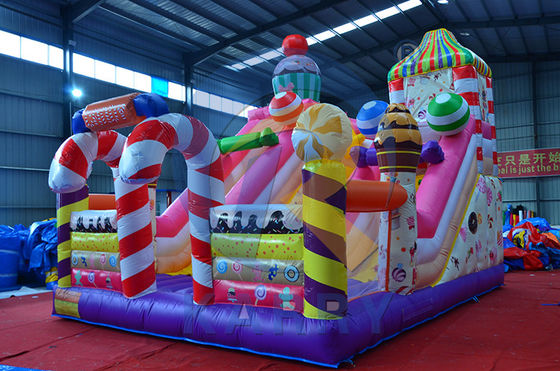 Inflatable Castle Bounce House Water Slide Combo Customized for Children's Play