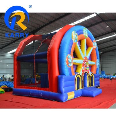 Kids' Dream Play Castle Ferris Wheel and Bouncy Castle Inflatable for Backyard Fun