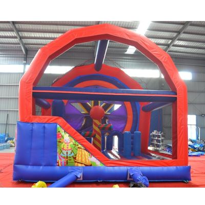 Kids' Dream Play Castle Ferris Wheel and Bouncy Castle Inflatable for Backyard Fun