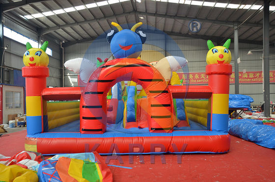 EN71/CE Certified Large Jumping Castle Insect Paradise Bounce House for Play Park