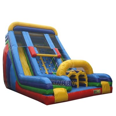 Children's Rock Climbing Competitive Game Double Slide Inflatable Water Slide for Kids