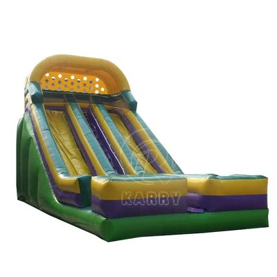 Children's Rock Climbing Competitive Game Double Slide Inflatable Water Slide for Kids